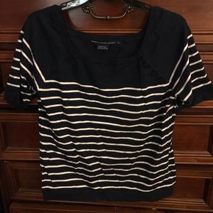Ralph Lauren navy & white striped sweater